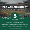 Premium Gameday Experiences with the New York Jets