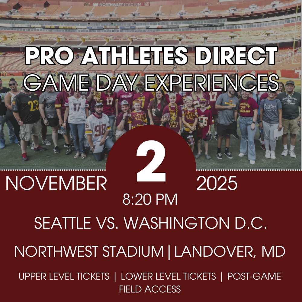 
                      
                        Premium Gameday Experiences with the Washington Commanders
                      
                    