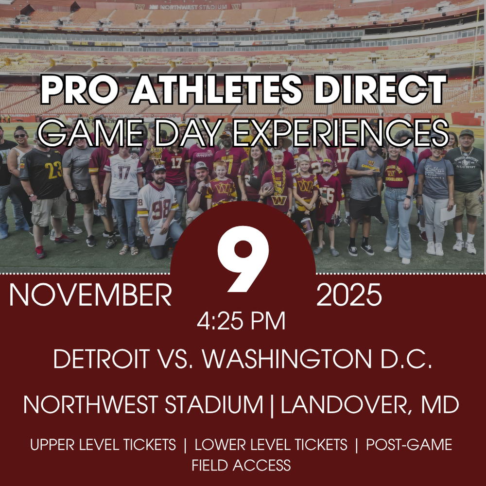 
                      
                        Premium Gameday Experiences with the Washington Commanders
                      
                    