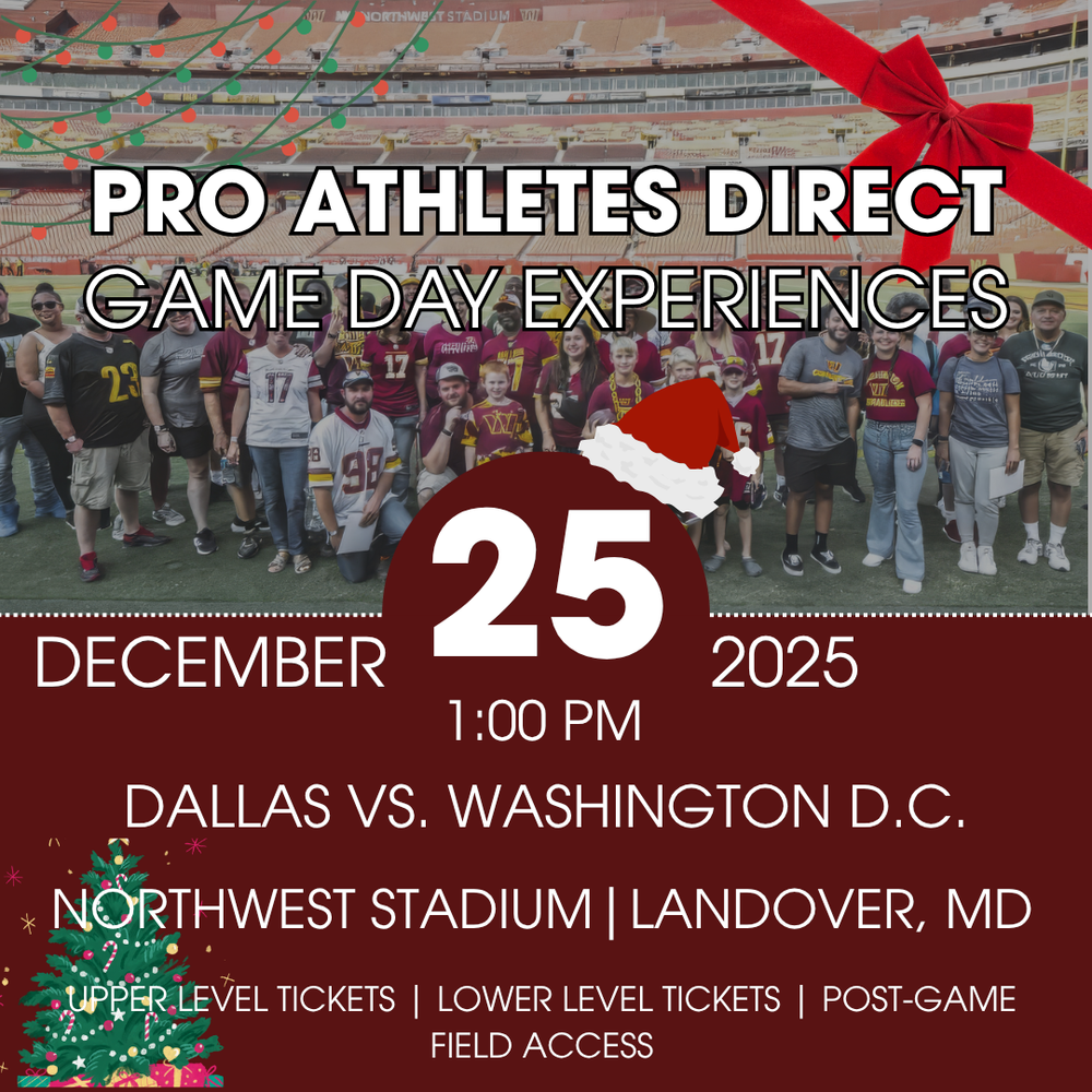 
                      
                        Premium Gameday Experiences with the Washington Commanders
                      
                    