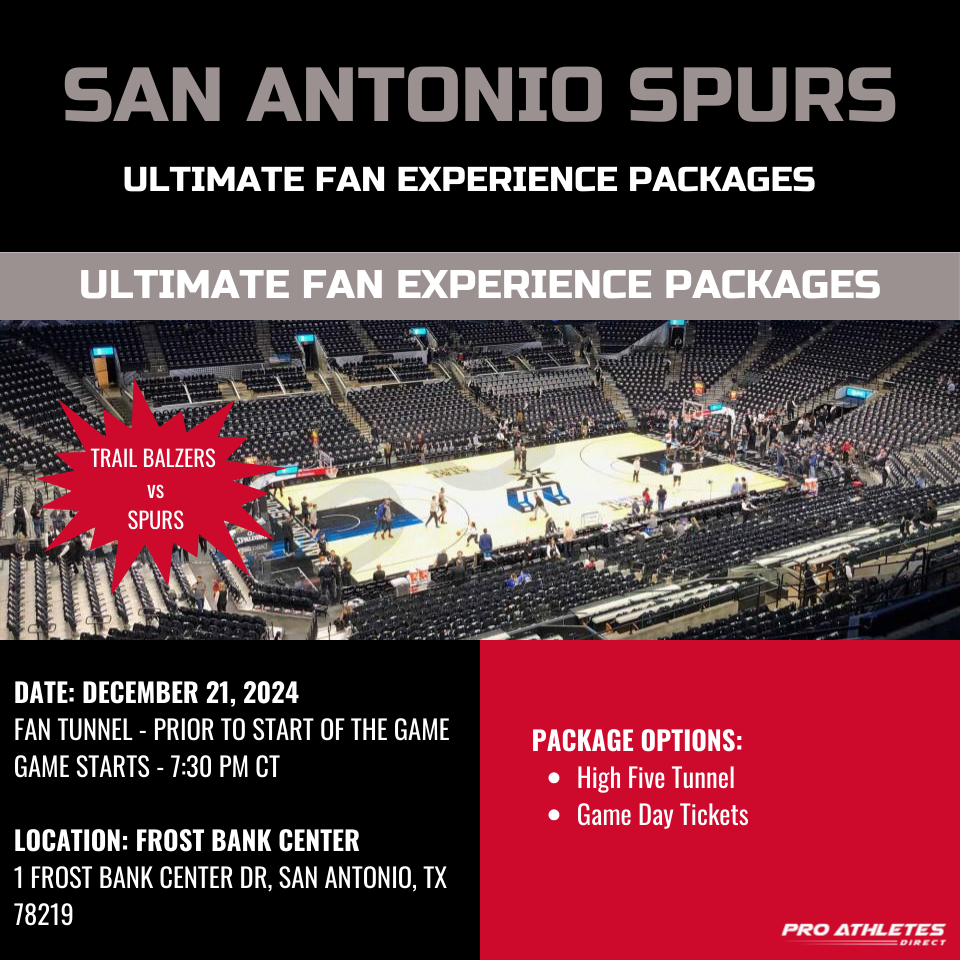 Portland Trail Blazers Vs. San Antonio Spurs Ultimate Fan Experience