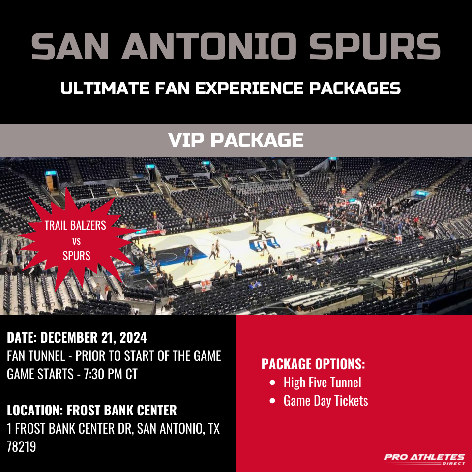 San Antonio Spurs Ultimate Fan Game Day Experiences Packages