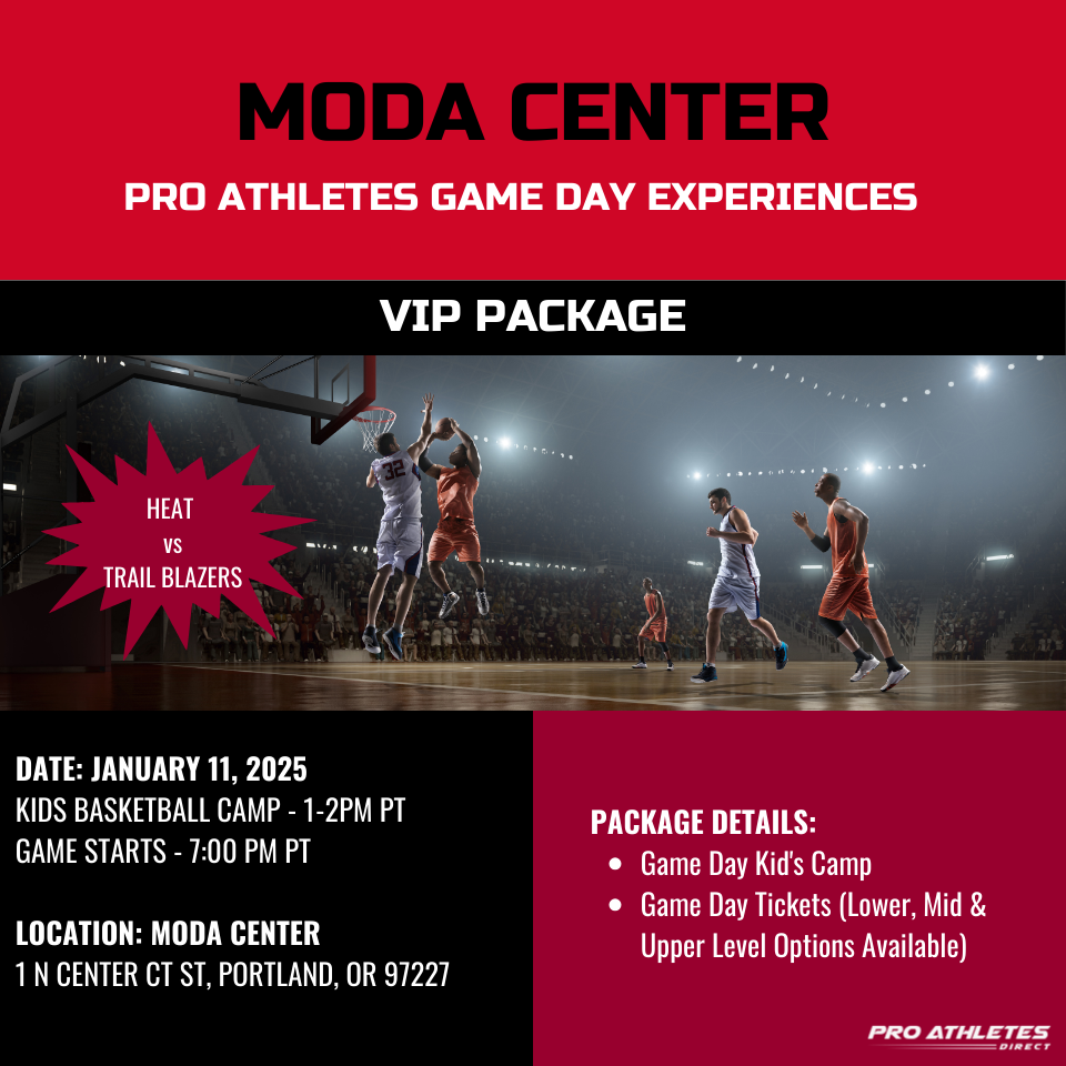 
                      
                        Ultimate Fan Experiences with Pro Athletes Direct at Moda Center
                      
                    