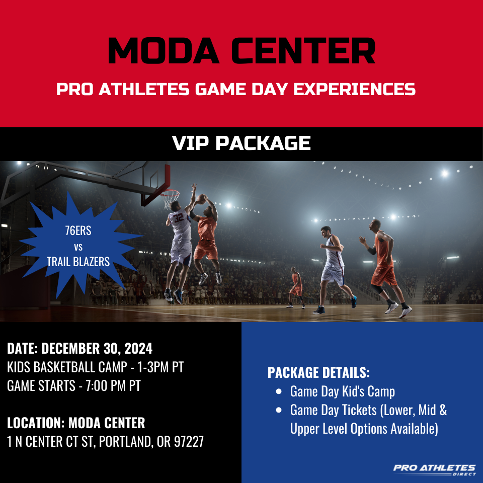 
                      
                        Ultimate Fan Experiences with Pro Athletes Direct at Moda Center
                      
                    