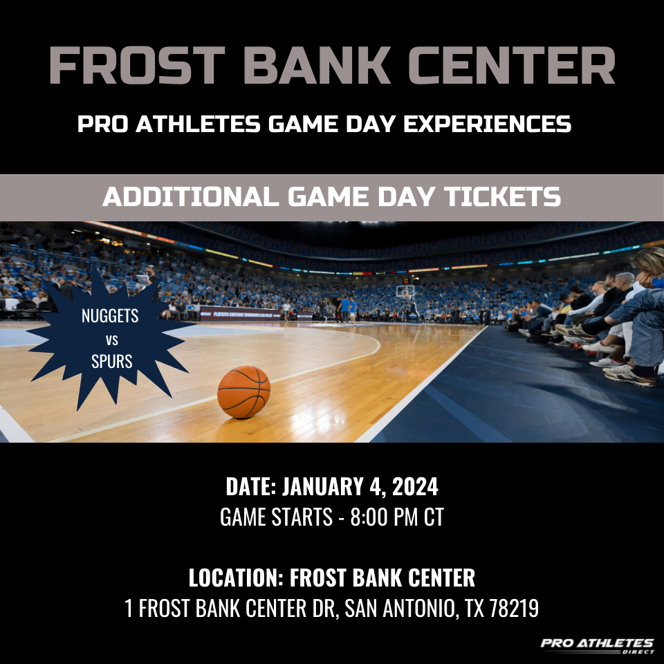 
                      
                        Ultimate Fan Experiences with Pro Athletes Direct at Frost Bank Center
                      
                    