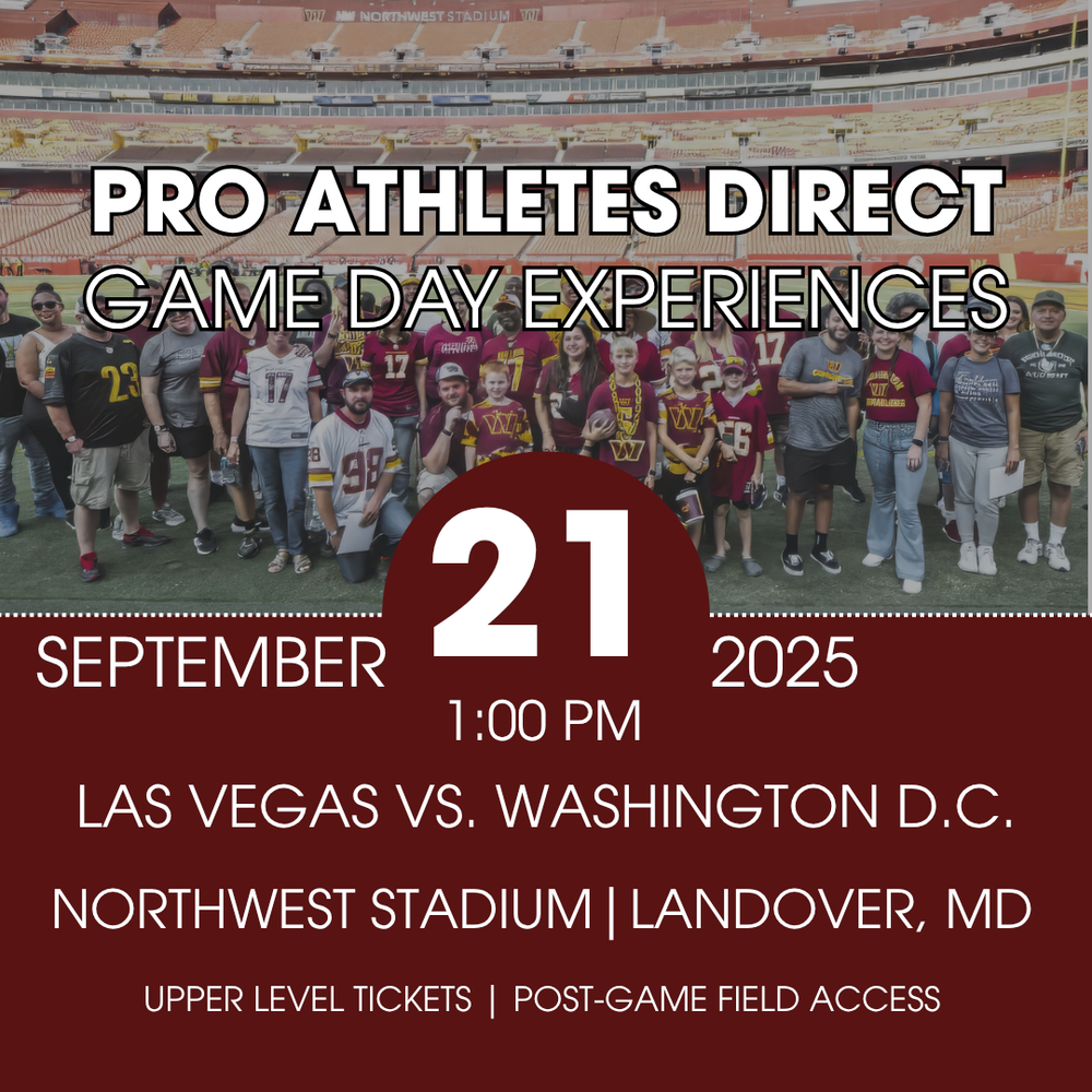 
                      
                        Premium Gameday Experiences with the Washington Commanders
                      
                    