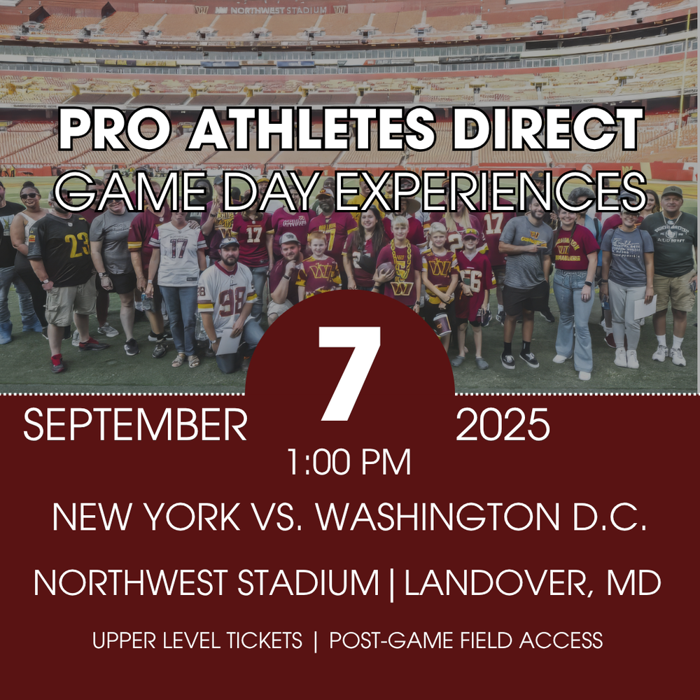 
                      
                        Premium Gameday Experiences with the Washington Commanders
                      
                    