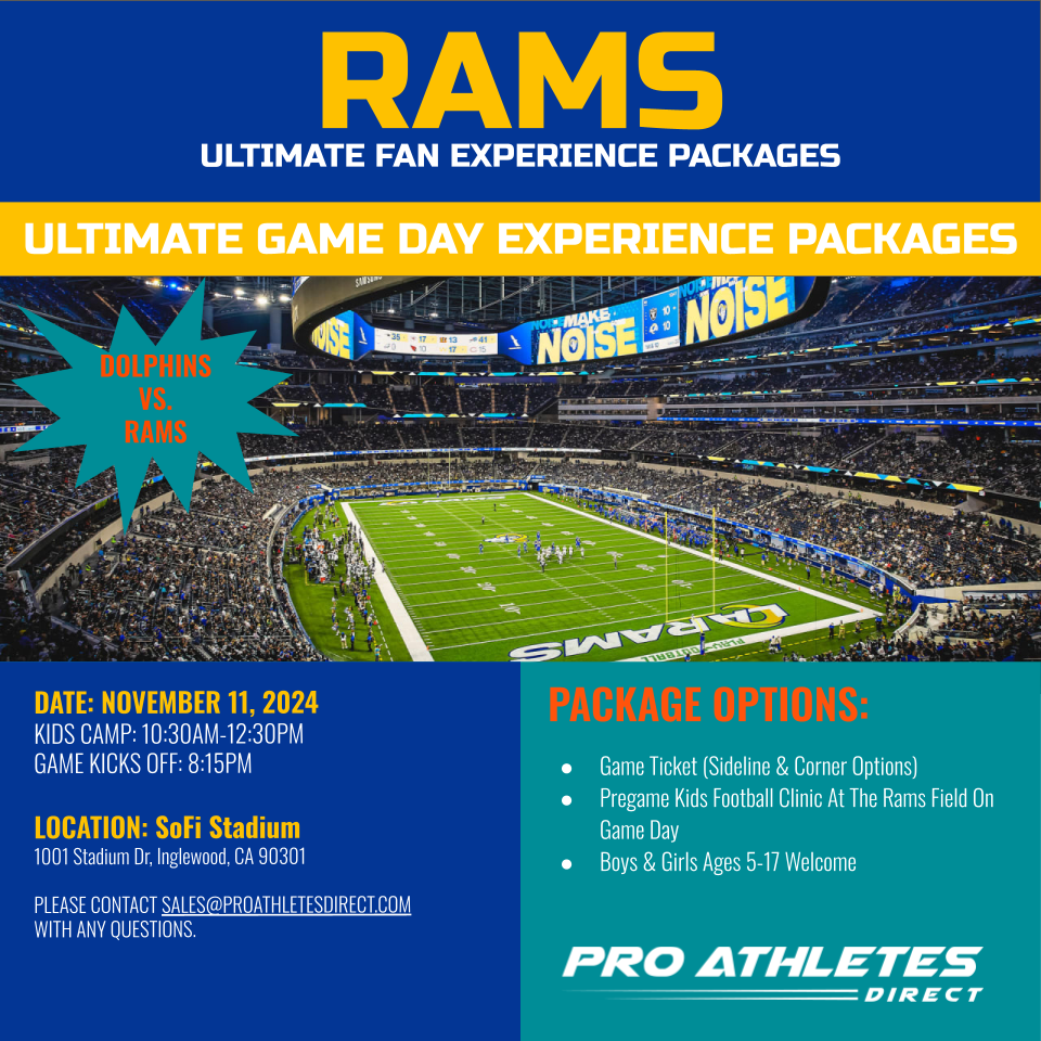 Los Angeles Rams Ultimate Fan Game Day Experience Packages