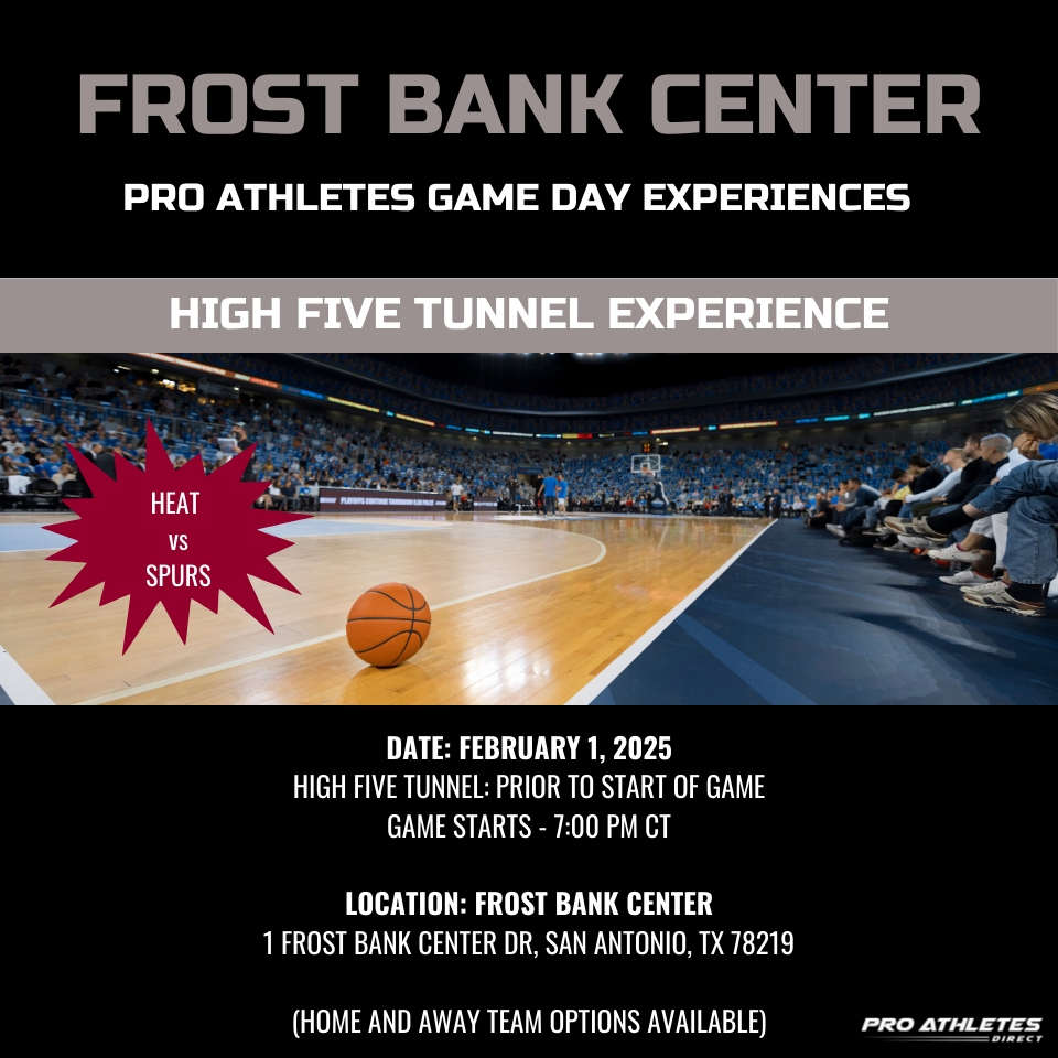 
                      
                        Ultimate Fan Experiences with Pro Athletes Direct at Frost Bank Center
                      
                    