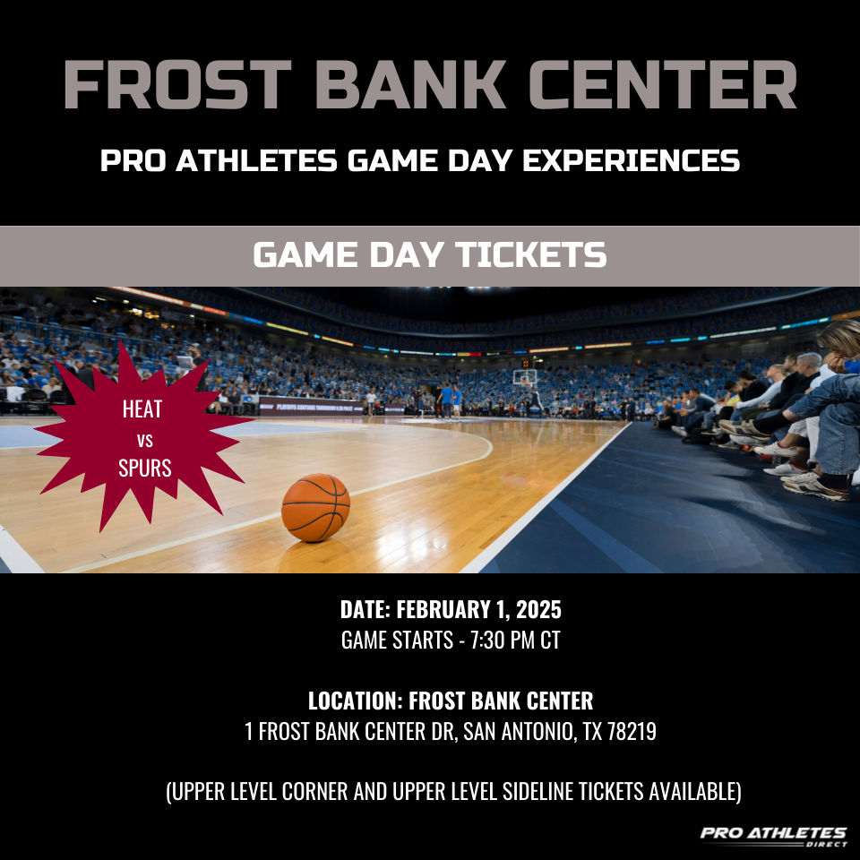 
                      
                        Ultimate Fan Experiences with Pro Athletes Direct at Frost Bank Center
                      
                    